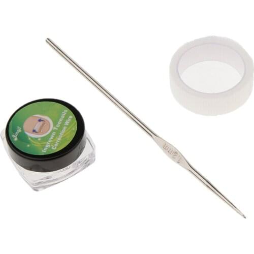Set Of Foot Care Tools Toenail Correction Hook Wire Stickers For