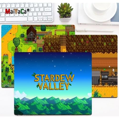 MaiYaCa New game Stardew Valley Silicone Pad to Mouse Game Smooth Writing Pad Desktops Mate gaming mouse pad