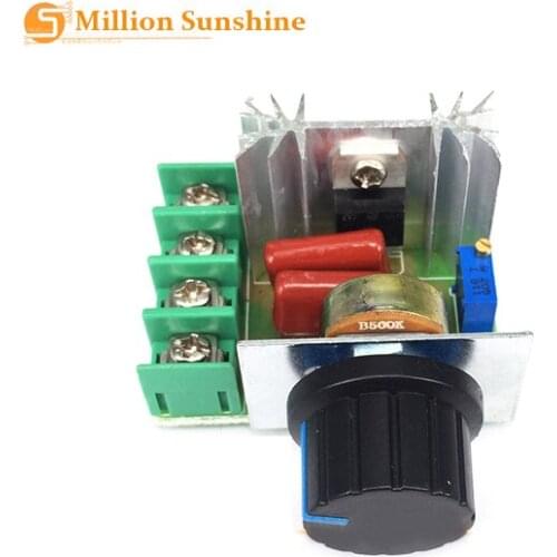 New PWM 2000W AC Motor Speed Controller 50-220V 25A Adjustable Motor Speed Controller Voltage Regulator