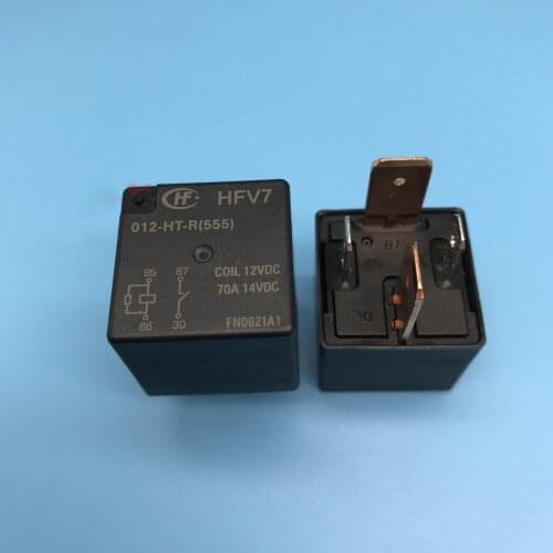 HFV7-012-HT-R 12VDC 4pin 70A 14VDC car relays new orginal