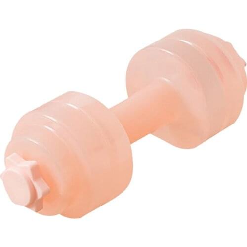 Portable Water Filling Dumbbell Sports Water Bottles Leak-proof Plastic Unisex Workout Body Building Fitness Tool Women Dumbbell