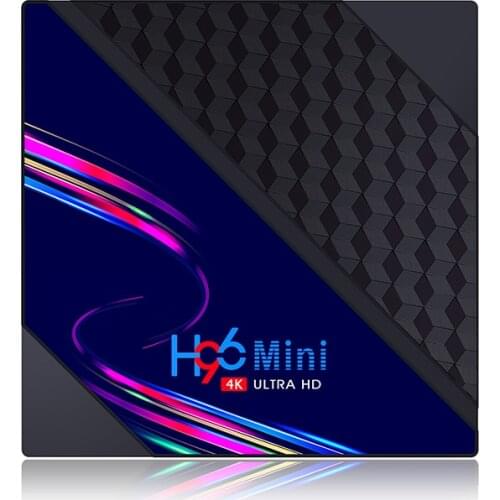 H96 MINI V8 Smart TV Box Android 10.0 Quad Core RK3228A 4K HD Wireless TV Set-top Box 8G 16G Youtube Network Media Player