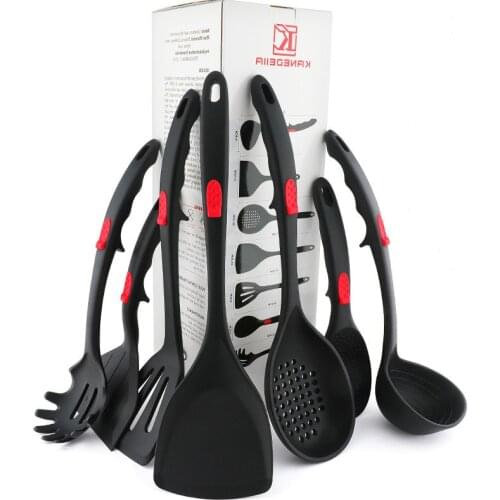 Professional Silicone Cooking Set Silicone Spatula Set Heat Resistance Non Stick Utensil Set Seamless Kitchen Tools Set Spoon
