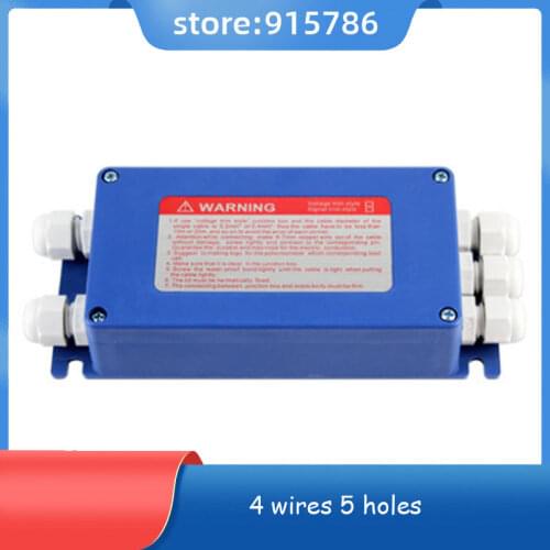 Load cell junction box/5 hole 4 wire junction box / anti-corrosion small floor scale junction box /simulation Weighing sensor