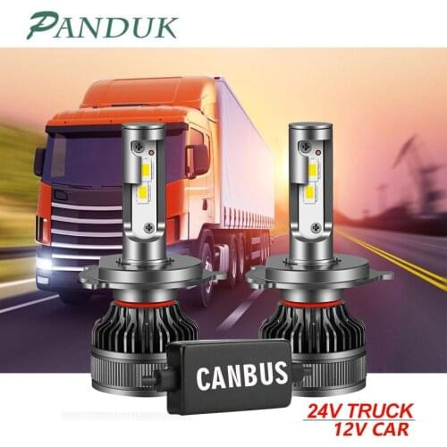 PANDUK 2Pcs Canbus 26000LM H7 LED Bulbs H4 LED Headlight H11 HB4 9006 HB3 9005 Auto Moto Fog Lamp High Power CSP Turbo 12V 24V