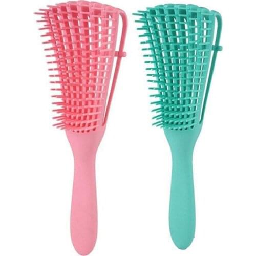 Air Cushion Comb Head Meridian Massage Anti-static Rib Plastic Eight-claw Special For Curly Hair Comb