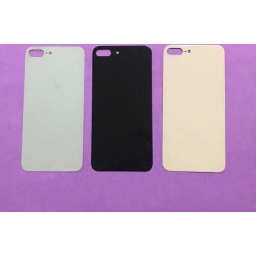 50Pcs With Wide Bigger Camera Hole Back Battery Glass Cover Replacement For iPhone X XR XS / XS MAX 8 Plus 8G Rear Housing Door
