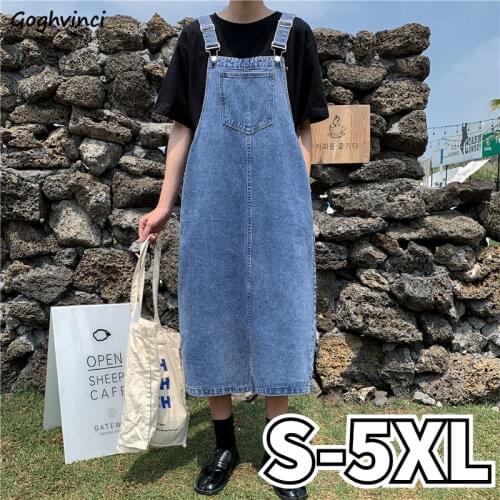 Sleeveless Dress Women Suspenders Straight Front Pocket Plus Size S-5XL Slim Safari Style Streetwear Females Dresses Trendy Ins