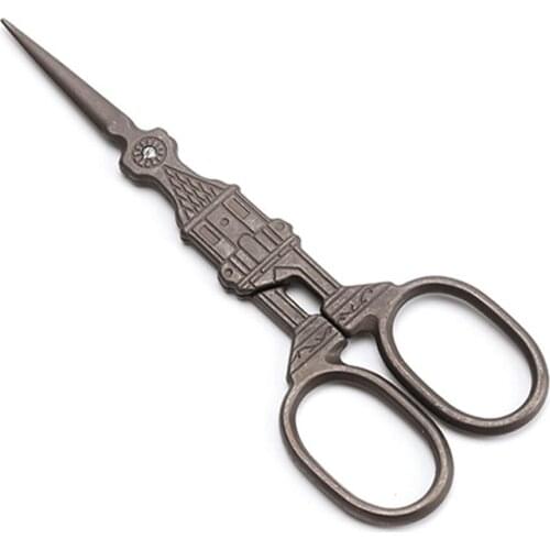 1Pcs Vintage Steel Mini Scissors Tailor Antique Craft Embroidery Trimming Scissors Sewing Shears Fabric