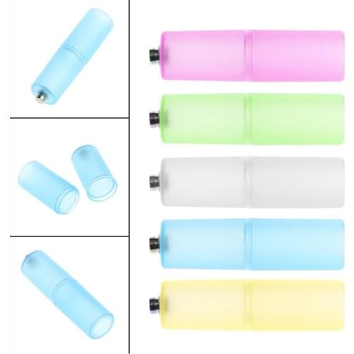 1x AAA To AA Size Cell Battery Holder Case Converter Adapter Switcher Plastic Box DXAB