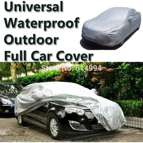 2015 High Quality Universal Car Covers Sunshade Heat Protection Dustproof waterproof Anti UV Resistant