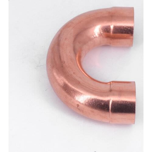 28 28.6 32 35 38 42 54 67 76mm ID 99.9% Copper End Feed Solder 180 Degree Return Bend Plumbing Fitting For Air Condition