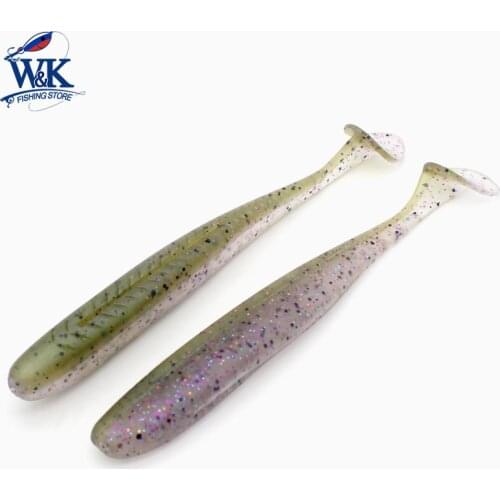 4.5 Inch Super Swimbait for Pike Bass Zander Fishing Shad at 5 PCS Texas RIG Soft Bait Colorfully Swing