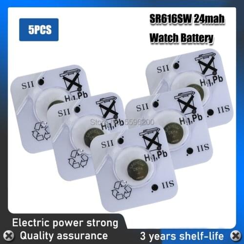 5Pcs FOR SEIZAIKEN 321 100% Original Silver Oxide Watch Battery LONG LASTING SR616SW V321 GP321 JAPAN Made Watch Battery