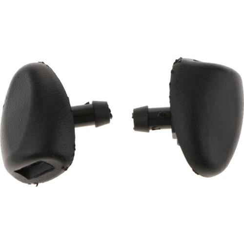 2pcs Windshield Washer Nozzle Sprayers Kit Front Left & Right Windshield Washer Squirter Nozzle for Peugeot 206 407
