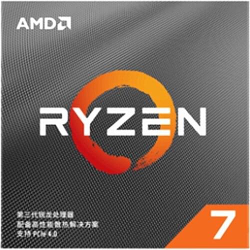AMD Ryzen 7 3700X R7 3700X 3.6 GHz ocho núcleos procesador de CPU de rosca 7NM L3 = 32M toma AM4 con enfriador