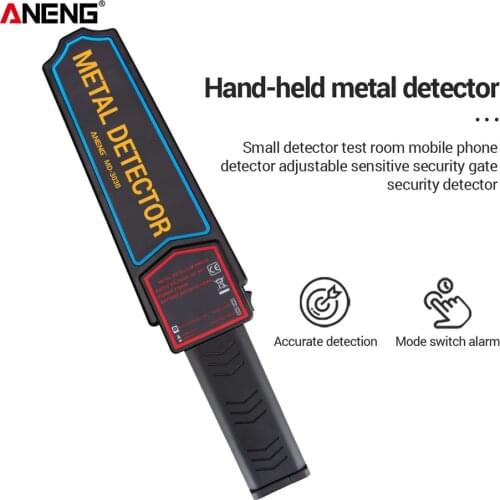 ANENG MD-3003B Sensitivity Metal Detector Professional de Metales Body Search Finder Pinpointer Portable Security InspectionTool