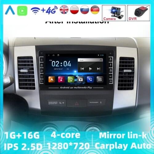 Android For Mitsubishi Outlander xl 2 2005-2011 Car Radio Video Player Multimedia GPS Navigation Support ADAS DVR/SWC /AM Radio