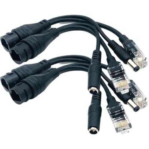 10M/33ft Ethernet Cable RJ45 + DC Power CAT5/CAT-5e CCTV Network Cable Lan Cable CCTV Accessories For IP Camera NVR System
