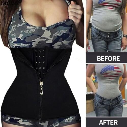 Colombian Girdles Slimming Sheath Belly Shaper Neoprene Shaping Strap Zipper Shapewear Tummy Control Corset Waist Trainer Fajas
