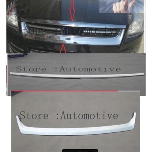 For Ford Kuga Escape 2013 2014 2015 2016 Car Cover Bumper Engine ABS Chrome Trim Front Grid Grill Grille Frame Edge 1pcs