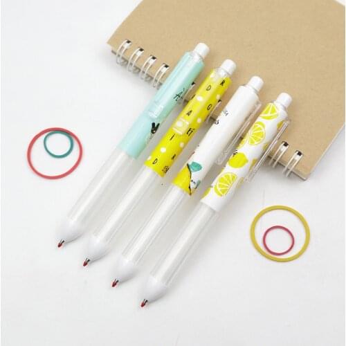Creative Kawaii Mini Gel pen Short Neutral pen For Kids Gift Writing Pocket Pen For Office Stationery Supplies 4pcs/lot