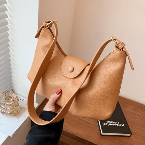 Fashion PU Leather Crossbody Bag with Short Handle for Women 2021 Designer Shoulder Purses and Handbag Bolsas Mujer Sac A Main