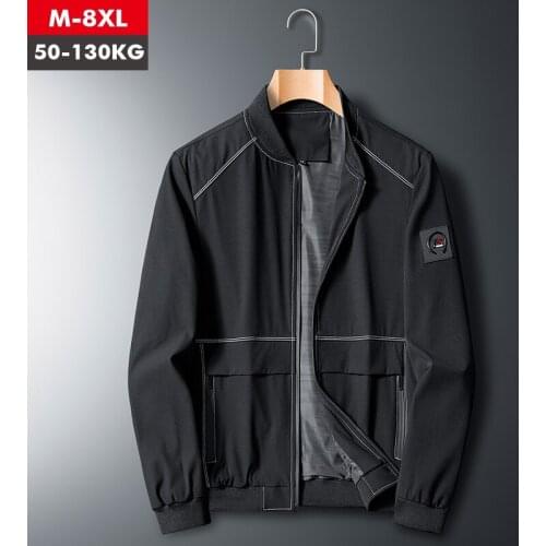 Men Bomber Jacket Slim Military Aurumn Winter Men Outerwear Casual Long Sleeve Jackes and Coats Mens Clothing Plus 8XL
