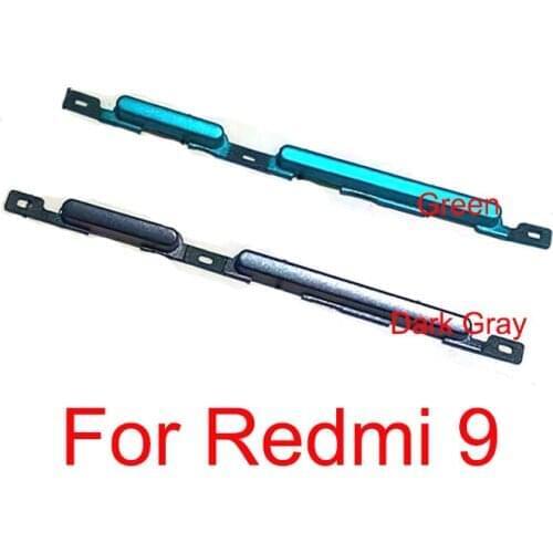 New Power Volume Button Side Key For Xiaomi Redmi 9 Redmi9 Power ON OFF Switch Side Buttons Key Repair Spare Parts