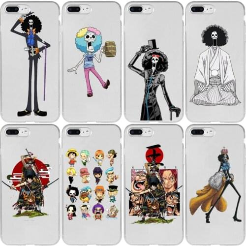 One Piece Brook Cover Case for Samsung Note 8 9 10 20 Lite Plus Pro Ultra M10 M10S M20 M30 M31 M40S