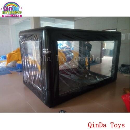 2.8*1.6*2m inflatable transparent tent for autobike cover,free air pump inflatable motorcycle showcase for sale