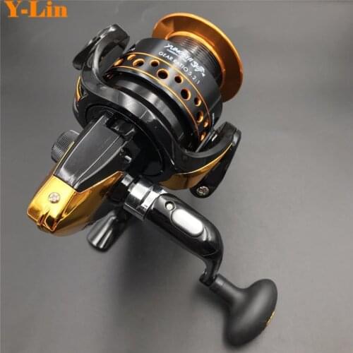 Fishing spinning reel fishing wheel for carp fly fishing AD2000-6000 GEAR RATIO 5.5 :1 12+1 BB of fishing rod tackle lure