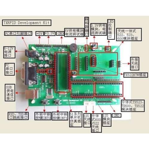 TX522BT TXRFID embedded high frequency induction RF read and write module NEW test board