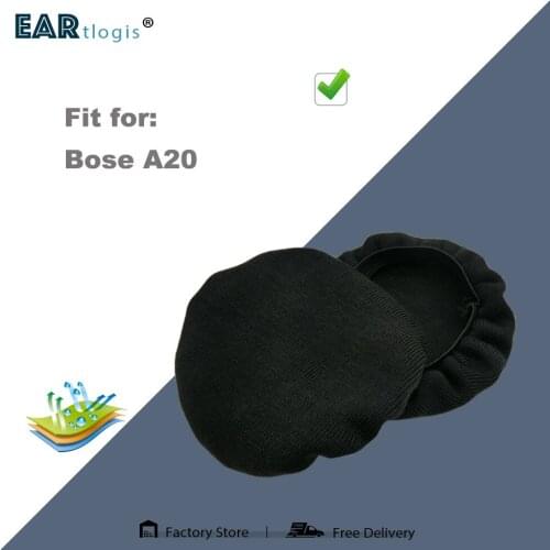 1 pair of Sleeve Stretch Covers Sweat Absorption Washable Germproof Deodorizing for Bose A20 A 20 A-20 Headset
