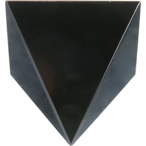 1pc Natural Pyramid Obsidian Quartz Crystal Stone Rock Healing Mineral Specimen Beautiful Lustrous Surface 4cm