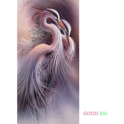 5D Diamond Painting Bird Diamond Embroidery Full Animal Crane Cross Stitch Kits Diy Mosaic Home Decoration Sale