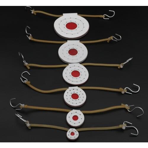 6Pcs Slingshot Target Shooting Aim Reset Targets Catapult Hunting Markers