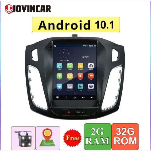 JOYINCAR Vertical Screen Android 10.1 9.7" car radio gps navigation for ford Focus Car Dvd Multimedia Player Bluetooth 2012-2016
