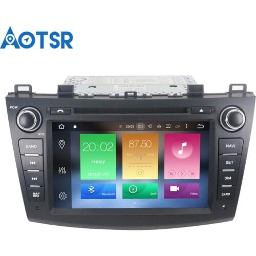 Aotsr Android 8.1 Car DVD Player Auto Radio GPS Navigation For Mazda 3 Axela Radio Stereo Mirror-link Bluetooth Double Din