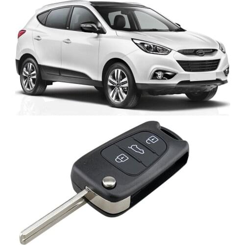 3 Buttons Remote Car Key Fob Case FULL Repair Kit Case Shell For Hyundai i20 i30 i35 iX20 iX35 Key Car Key Cove Case Car Styling