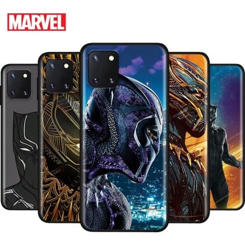 Marvel Avengers Black Panther For Samsung Note 20 10 9 8 Ultra lite Plus Pro F62 M62 M60 M40 M31S M21 M20 M10S Soft Phone Case