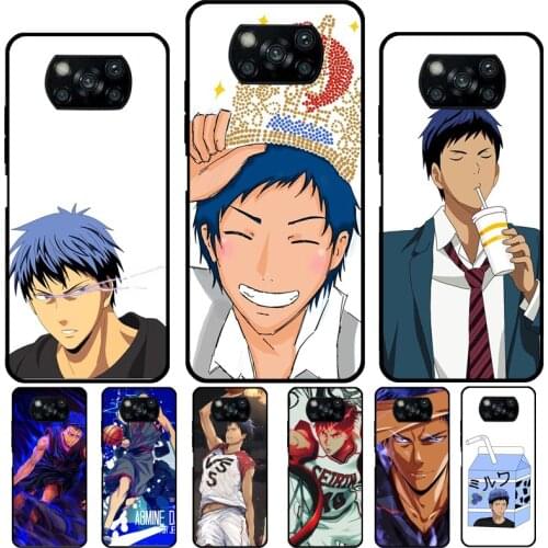 Kuroko No Basket Anime Aomine Daiki For POCO X3 Pro F2 F3 M3 Pro Case For Xiaomi Mi Note 10 Lite 9T 10T Pro Mi 11 Ultra Cover