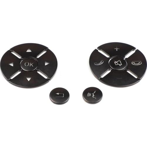 Car Steering Wheel Button Switch Trim Cover Sticker for Mercedes Benz C E S Class W204 W212 W221 GLK X204 C200 C250