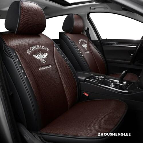 Flax car seat covers For nissan leaf x-trail t30 navara d40 almera n16 primera p12 terrano teana j32 classic car seats