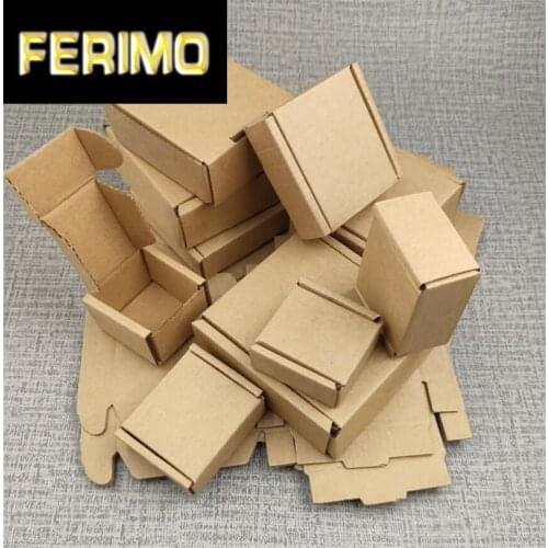 Small Paper Corrugated Box Gift Box Packaging Party Favor Box Brown Kraft Cardboard Box Carton Box corrugated shipping boxes
