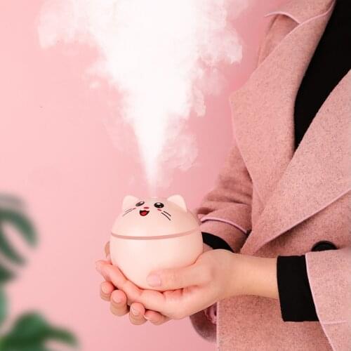 Cute Pet Lucky Cat Humidifier Spray Moisturizing USB Small Desktop Dormitory Office Home Moisturizing