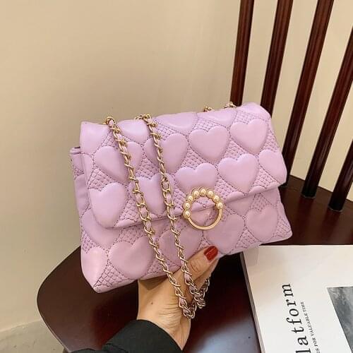 2021 Fashion Womens Bag Summer Rhombus Chain Messenger Bag Summer Small Square Bag new crossbody bags