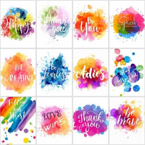 MomoArt Diamond Mosaic Text Cross Stitch Diamond Embroidery Scenery New Arrival Crafts Art Painting Needlework Home Decoration