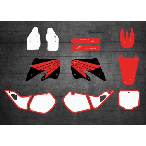 Motorcycle Background Stickers Team Graphics Decals FOR HONDA CR125 1998 1999 125CR CR 125 FOR HONDA CR250 1997 1998 1999 CR 250