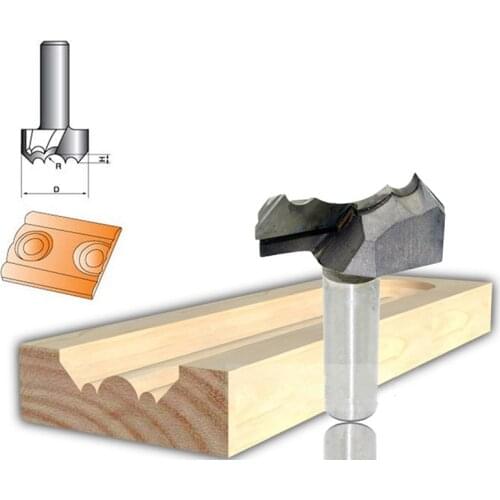 Bis Arcuate Knife Wood Cutter CNC Milling Machine Router Bits Double Bead Knife Fresa Para Madeira Freze ucu Fresas Para CNC